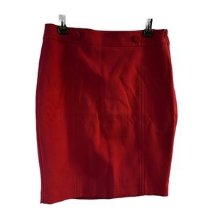 Red suit skirt size 10